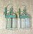 Elegant Pair of Vintage Brass Wall Lanterns - 22”x 9”.5 X 10” For Sale - Image 10 of 16