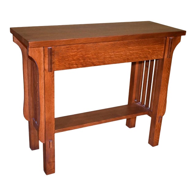 Crafters and Weavers Arts & Crafts Crofter Console Table For Sale