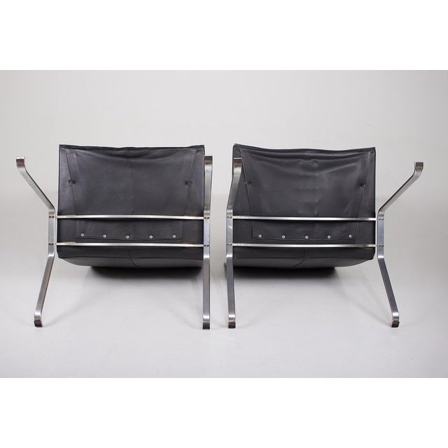 PK 22 Lounge Chairs by Poul Kjaerholm & Fritz Hansen, 1990s, Set of 2 For Sale - Image 11 of 14
