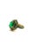 Bochic "Orient" Vintage Emerald & Fancy Yellow Sapphire Ring Set In 18K Gold & Silver, Size 6.5 For Sale - Image 11 of 18