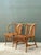 Vintage 1940s Danish Tove Kindt Larsen for Robert Wengler Stick Rattan Lounge Chairs - A Pair For Sale - Image 12 of 12
