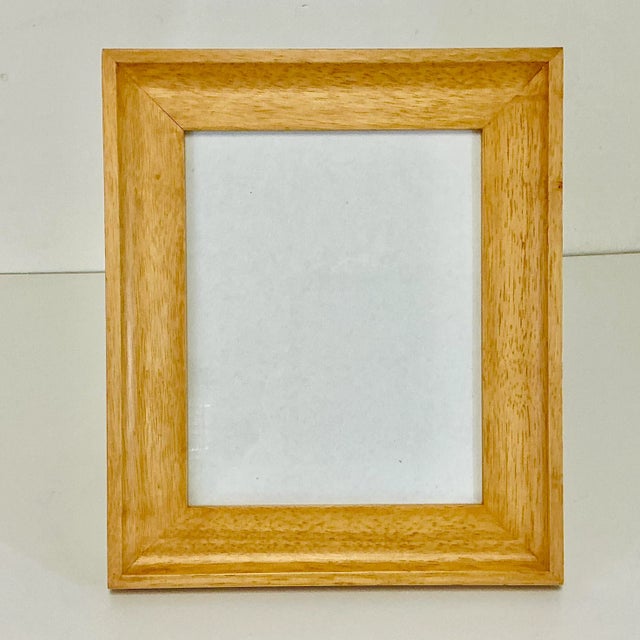 Vintage Arts & Crafts Boho Chic Farmhouse Fruit Wood Picture Frame. For Sale - Image 10 of 11