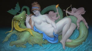 Allegory of Venus and the Sea - Oil on Canvas