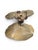 Gilt Brass Lotus Leaf Wall Sconce in the style of Maison Jansen, 1970s For Sale - Image 6 of 9