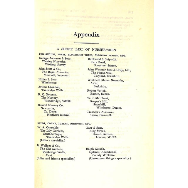 "In Your Garden Again" 1953 Sackville-West, V. For Sale In New York - Image 6 of 10
