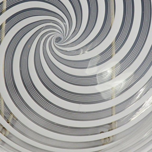 Large 19th Century Murano Filigrana Art Glass Plate For Sale - Image 4 of 6