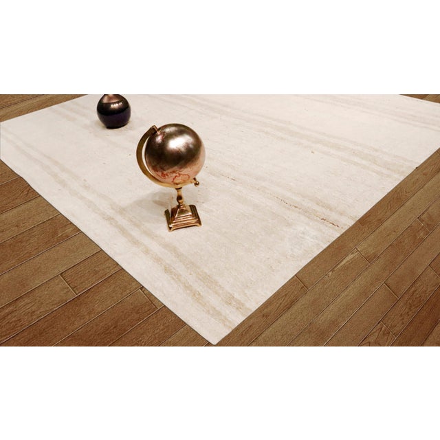 Pasargad Home Vintage Kilim Ivory Area Rug, 5' 9'' X 6' 0'' For Sale - Image 4 of 5