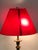 Metal Antique Brass Cherub Table Lamp with Fabric Shade from Unbekannt, 1950s For Sale - Image 7 of 10