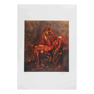 Aldo Palma, Revisiting the Pietà, Screenprint, 2018 For Sale