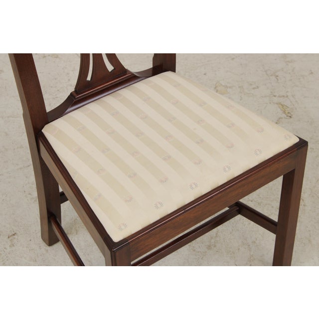 Set of 6 Henkel Harris Mahogany Dining Chairs For Sale - Image 13 of 18