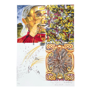 Dana Schutz, Mikka Rottenberg - Exquisite Corpse Silkscreen, Signed and Numbered