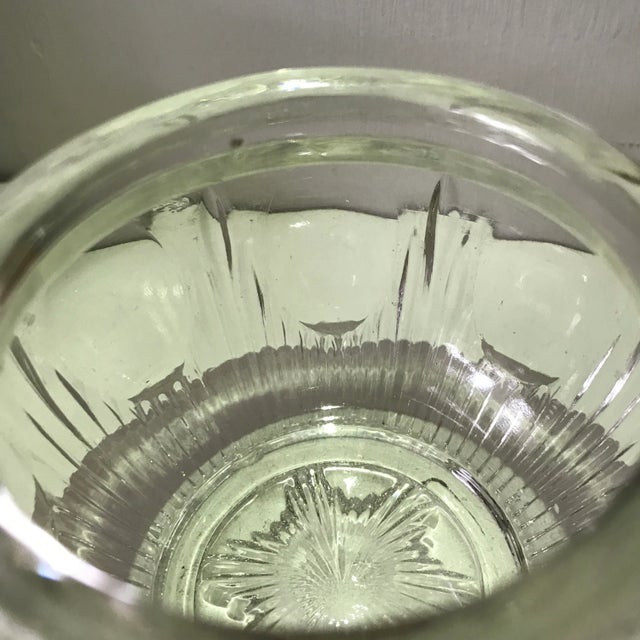 Vintage Cut Crystal Jam Pot Silver Plated Lid For Sale In Phoenix - Image 6 of 7