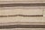 Textile Vintage Turkish Hand-Knotted Wool Cotton Brown Kilim Runner Rug For Sale - Image 7 of 10