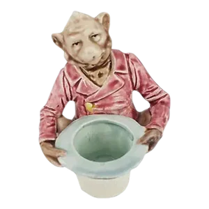 Mid 20th Century Majolica Match Striker