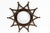 Traditional Ebonized and Gilt Sun Burst Mirror, 20th Century For Sale - Image 3 of 7