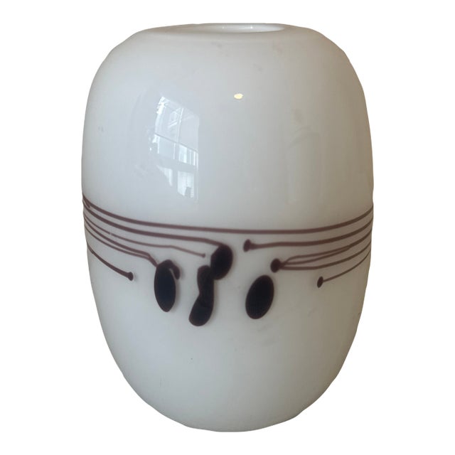 1970s Holmegaard Melody Vase Made by Michael Bang For Sale