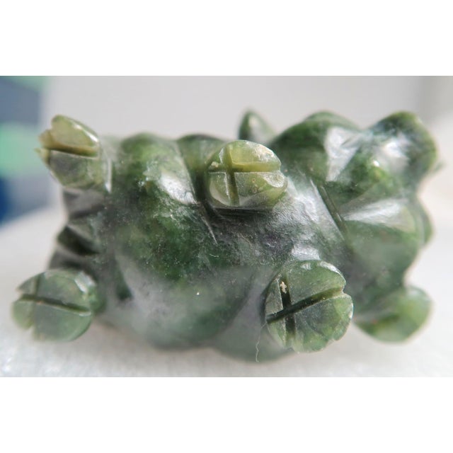 Miniature Hand-Carved Piglet of Serpentine Stone - Petey the Piglet! For Sale - Image 4 of 18