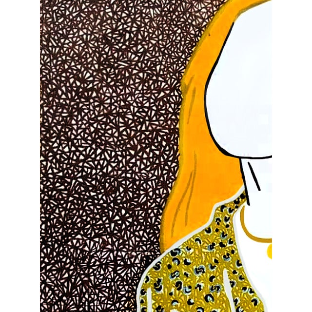"Keep Your Head Up High, Deborah", Acrylic on Canvas Painting by Janet Adegoke For Sale - Image 4 of 4