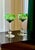 Green Massenet Crystal Hock Glasses by Saint-Louis, 1920, Set of 2 For Sale - Image 9 of 16