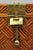 Late 20th Century Furniture Classics LTD Chinese Teak & Bamboo Campaign Chest Side Table on Stand For Sale - Image 4 of 18