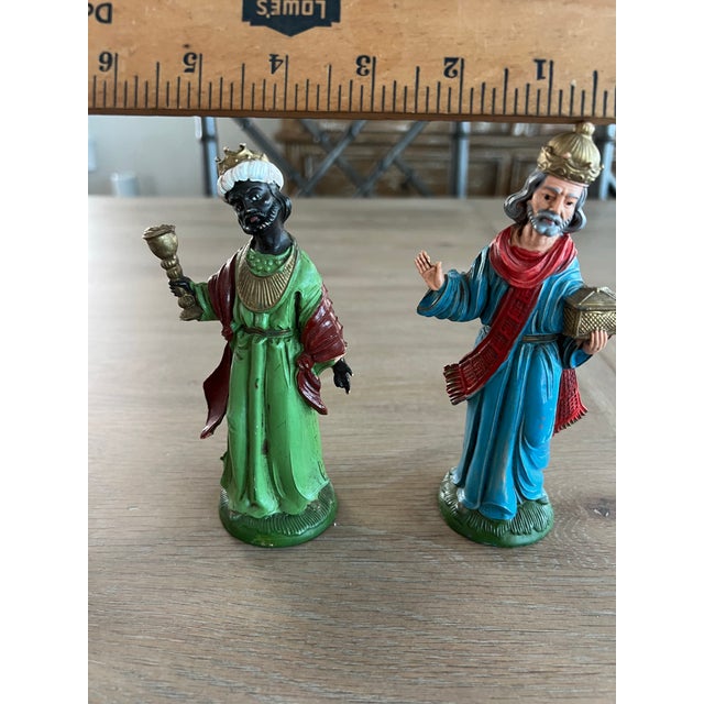 Vintage Fontanini Style Nativity Set - 11 Pieces For Sale - Image 10 of 11