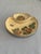 Handmade Spanish ceramic serving dish Very decorative - Multi-color Light tan with flowers T Two serving areas Stripped...
