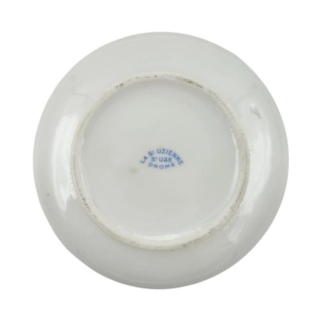White Vintage Carlton Cannes France Hotel White Ashtray For Sale - Image 8 of 12