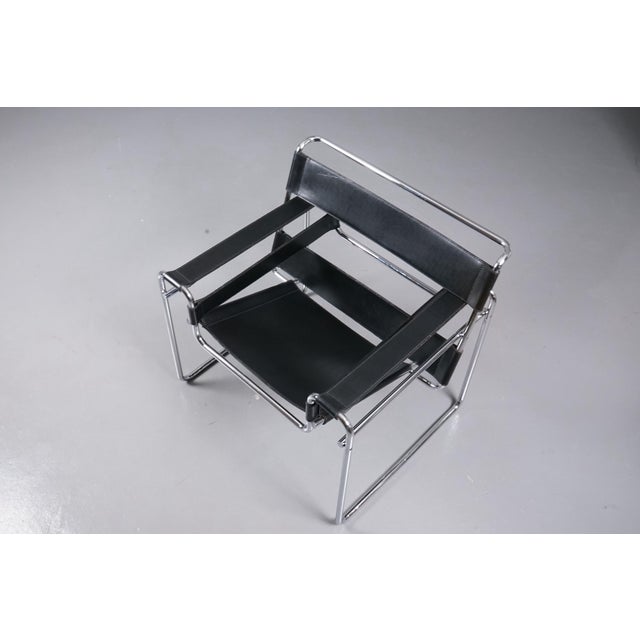 Animal Skin Vintage Wassily Chair by Marcel Breuer for Gavina For Sale - Image 7 of 18