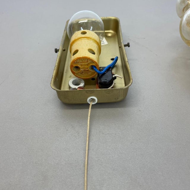 Amber Glass Wall Light by Helena Tynell for Glashütte Limburg, 1960s For Sale - Image 17 of 18