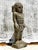 Vintage Boho Monumental Mayan Carved Stone Sculpture of Man For Sale - Image 4 of 7