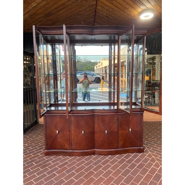 Wood 1990s Bernhardt Buffet Hutch For Sale - Image 7 of 15