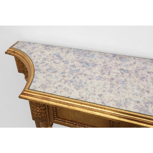 20th Century Louis XVI Console Table by Deknudt, Belgium, 1950s For Sale - Image 10 of 11