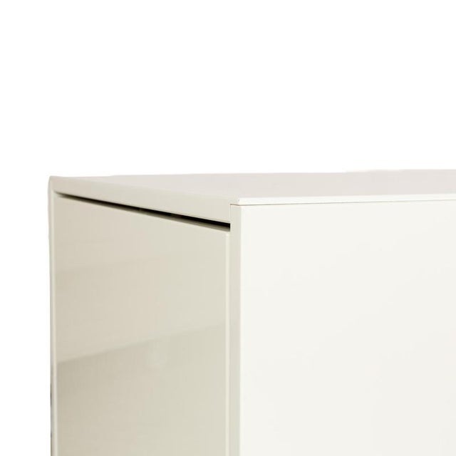 Lilac Wooden Sideboard in High Gloss White Cream from Hülsta For Sale - Image 6 of 17