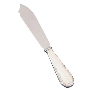 Cake Knife in Silver and Stainless Steel with Viking Pattern by Georg Jensen, 1924 For Sale