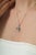 Minimalist Cushion Cut 4.96 Ct Aquamarine Bezel Set Solitaire Pendant in 925 Silver For Sale - Image 6 of 12