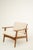 1990s 1990s MCM Lounge Chair in Boucle Pearl Fabric For Sale - Image 5 of 11