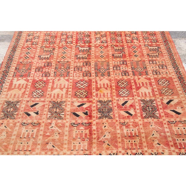 Traditional Vintage Moroccan Berber Wool Rug With Tribal Design by Rug & Kilim, 1950-1959 For Sale - Image 3 of 8