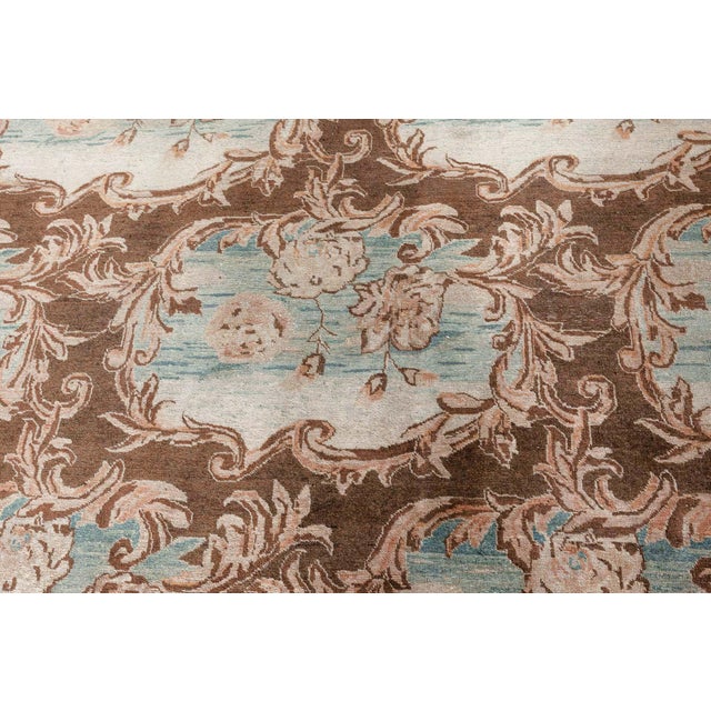 Textile Indian Rug For Sale - Image 7 of 9