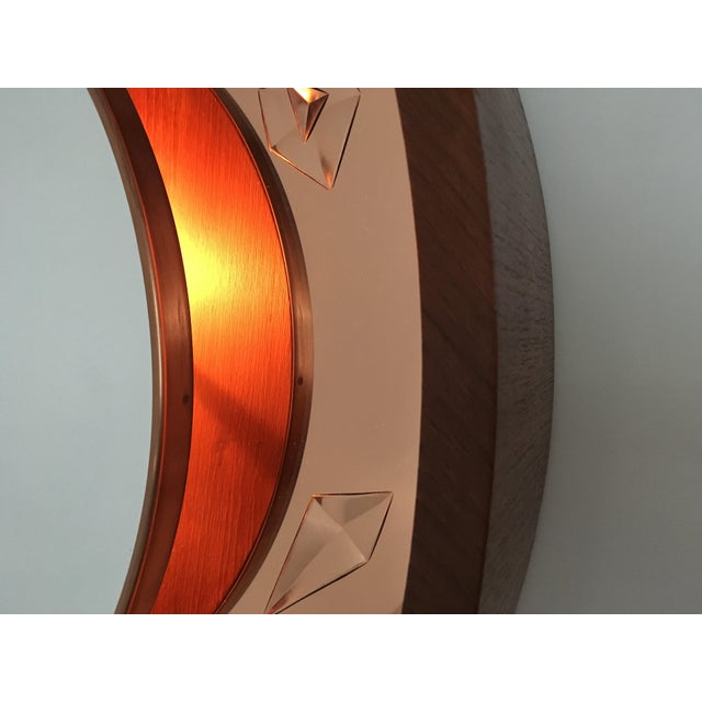 Vintage Wall Mirror attributed to Guglielmo Ulrich attributed to Fontana Arte, Italy, 1950s For Sale - Image 10 of 12