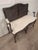 Vintage French Louis Style Cane Back Bench Settee With Carved Wood Frame For Sale - Image 4 of 9