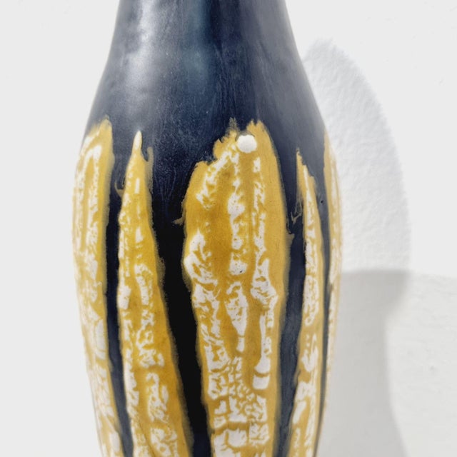 Vintage Studio Ceramic Vase For Sale - Image 4 of 9