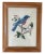 Vintage Cross-Stitched Embroidered Framed Songbirds. Set of Four. This is a wonderful set and is nicely done. Substantial...
