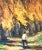 Description: Oil Painting Landscape Fall Cottonwoods Walking Path Original Vintage Frame by Donalee This is a one of a...