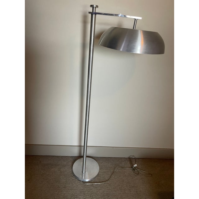 Mid-Century Modern 1930s Kurt Versen Flip Top All Aluminum Light For Sale - Image 3 of 4