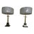 Chapman Style Classic Brass & Marble Column Lamps - A Pair For Sale