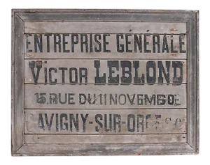 French General Contractor Sign