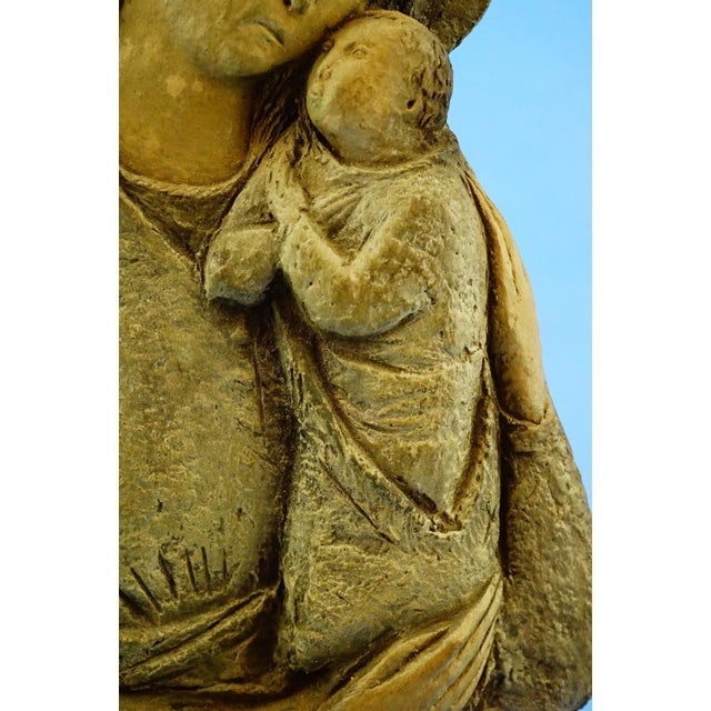 20th Century Terracotta Sculpture of Madonna and Child by Francesco Prosperi, Assisi, Italy For Sale - Image 14 of 18