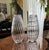 Murano glass vase in clear glass with black inclusions, heavy quality. The vases are handmade and therefore have the...