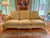 Donghia sofa - a John Hutton Design, Ogee style. Creamy yellow chenille fabric . This very comfy, down-filled sofa has...