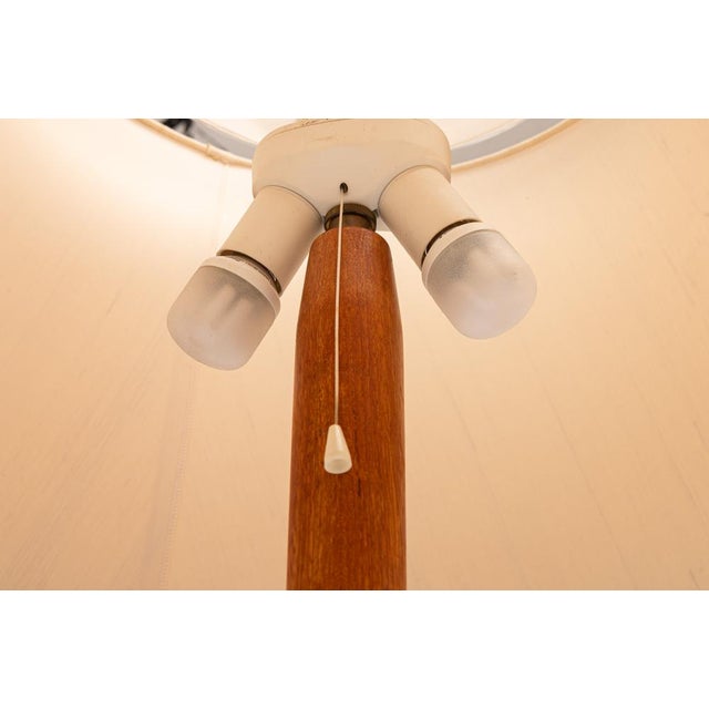 Wood Danish Teak Floor Lamp by Domus, 1960s For Sale - Image 7 of 8